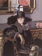 Francis Campbell Boileau Cadell, Lady in Black